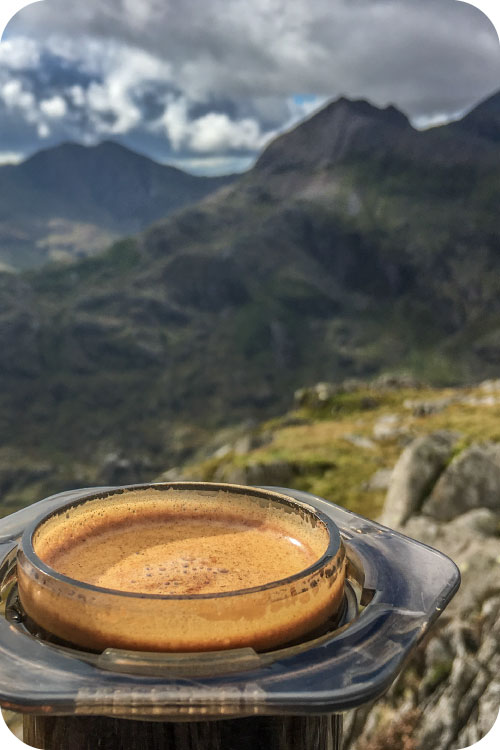 Aeropress Brewer Outdoors