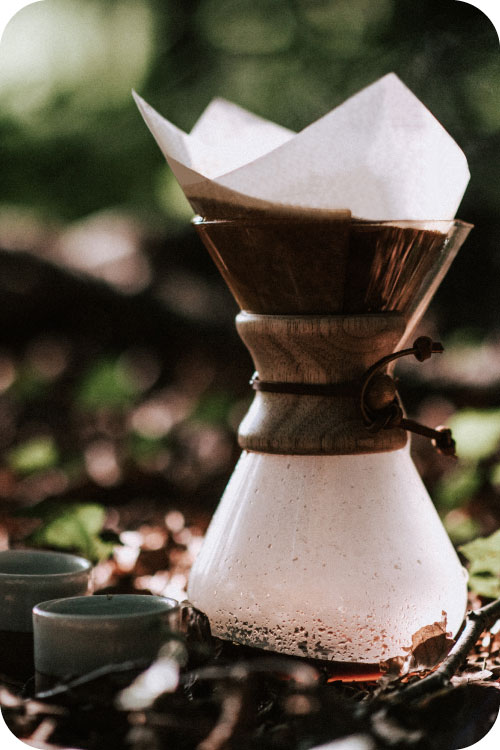 Chemex Six-Cup Brewer Outdoors
